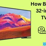how to measure a 32 inch tv